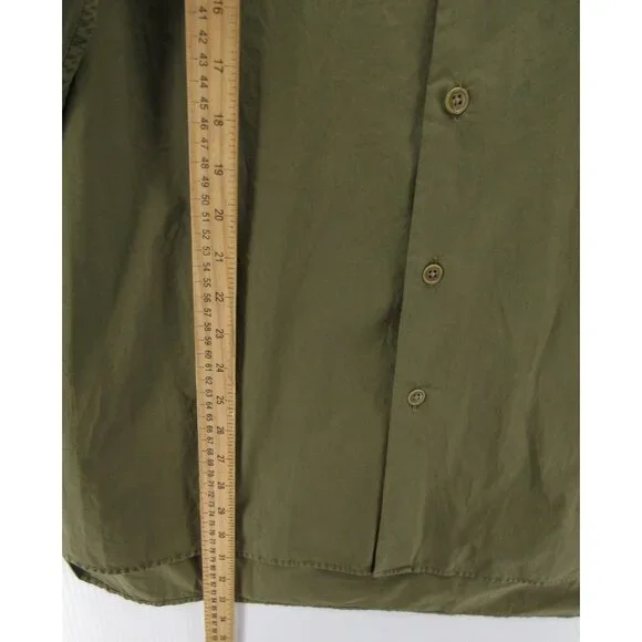 Alex Mill Shirt XL Olive Military Button Down Wash & Go Pocket NEW